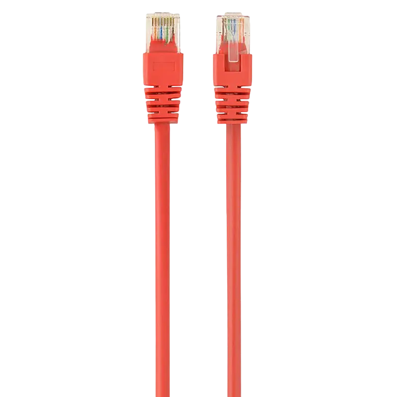 Patch cord Cablexpert PP12-5M/R, CAT5e UTP, 5m, Roșu - photo