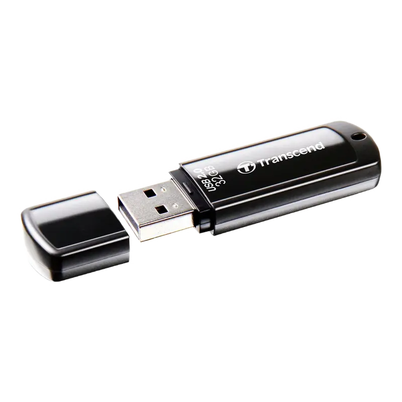 Memorie USB Transcend JetFlash 350, 32GB, Negru - photo