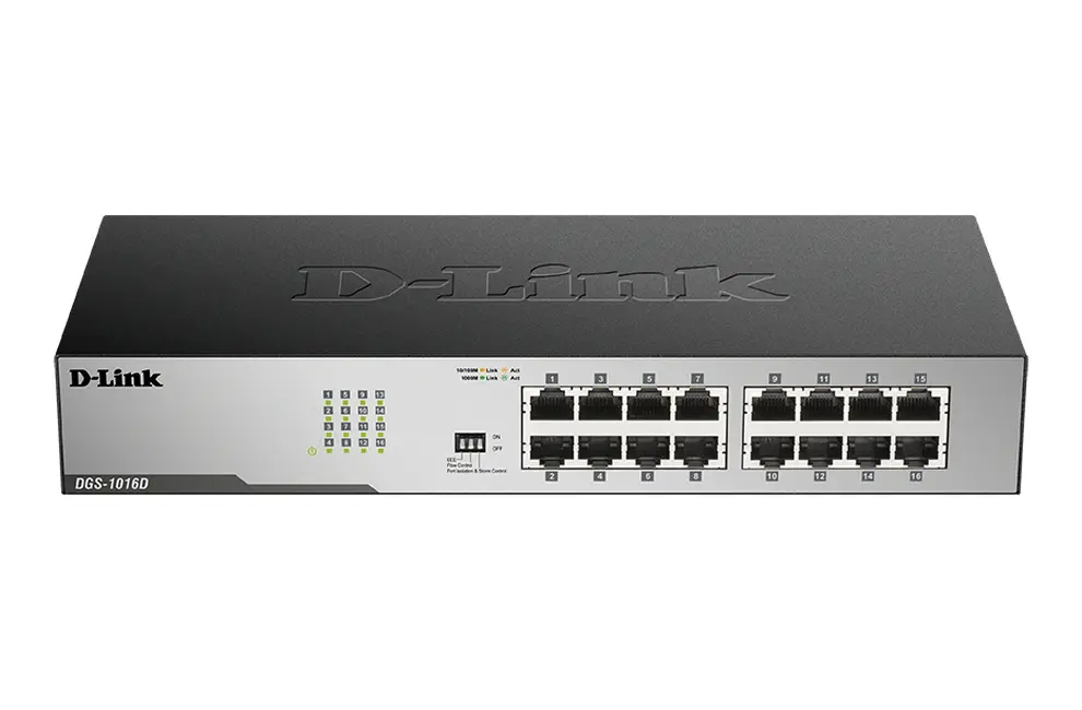 Switch de rețea D-Link DGS-1016D/I1A, 16x 10/100/1000 Mbps - photo