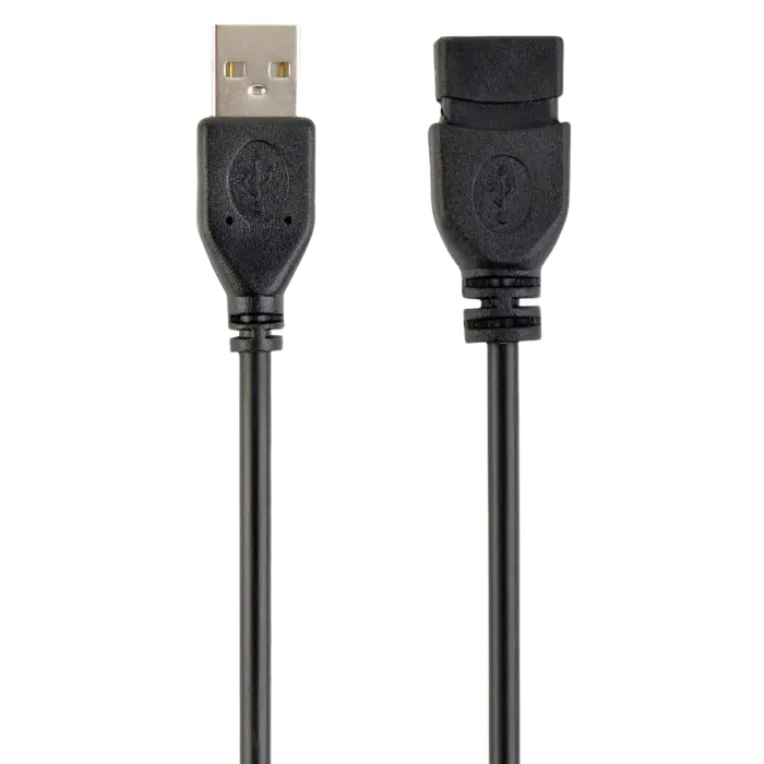 Cablu prelungitor Cablexpert CCP-USB2-AMAF-6, USB Type-A (M)/USB Type-A (F), 1,8m, Negru