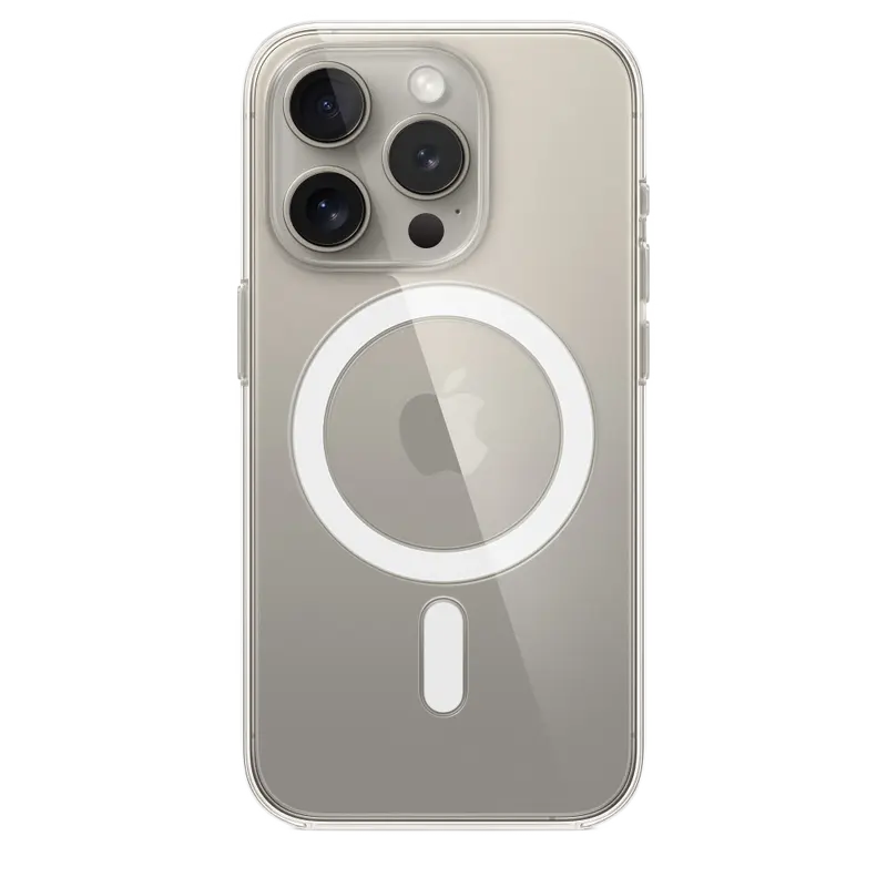Husă Apple 15 Pro Clear Case with MagSafe, Transparent - photo