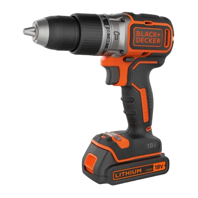 Аккумуляторная ударная дрель-шуруповерт Black+Decker BL188KB-QW - photo