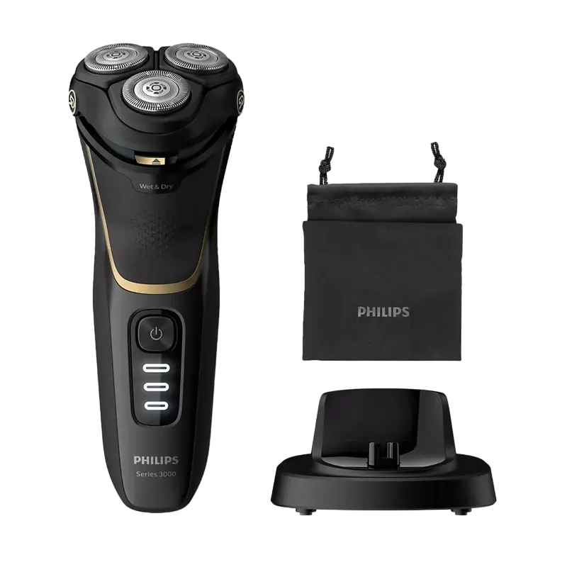 Электробритва мужская PHILIPS Shaver series 3000 S3333/54, Чёрный - photo