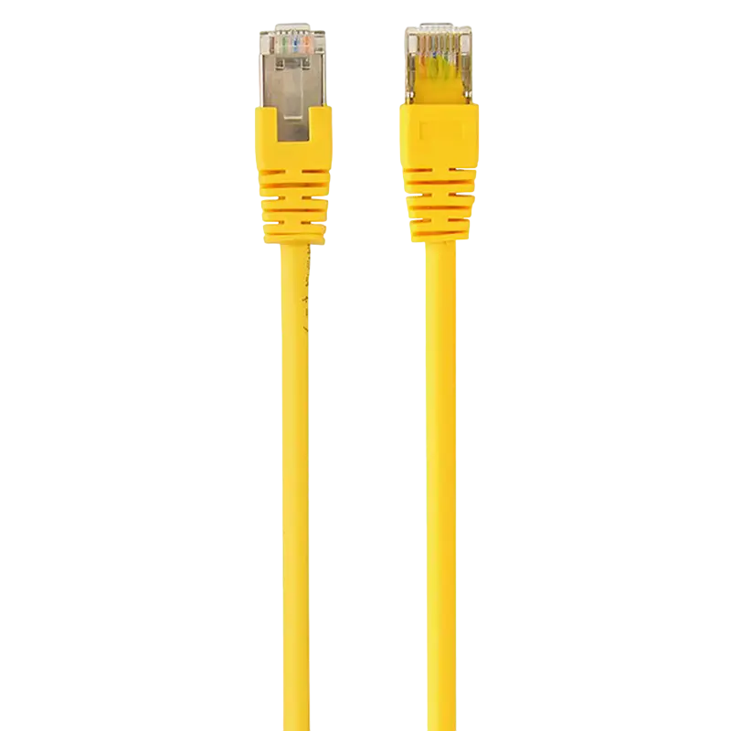 Patch cord Cablexpert PP22-0.5M/Y, Cat5e FTP, 0,5m, Galben - photo