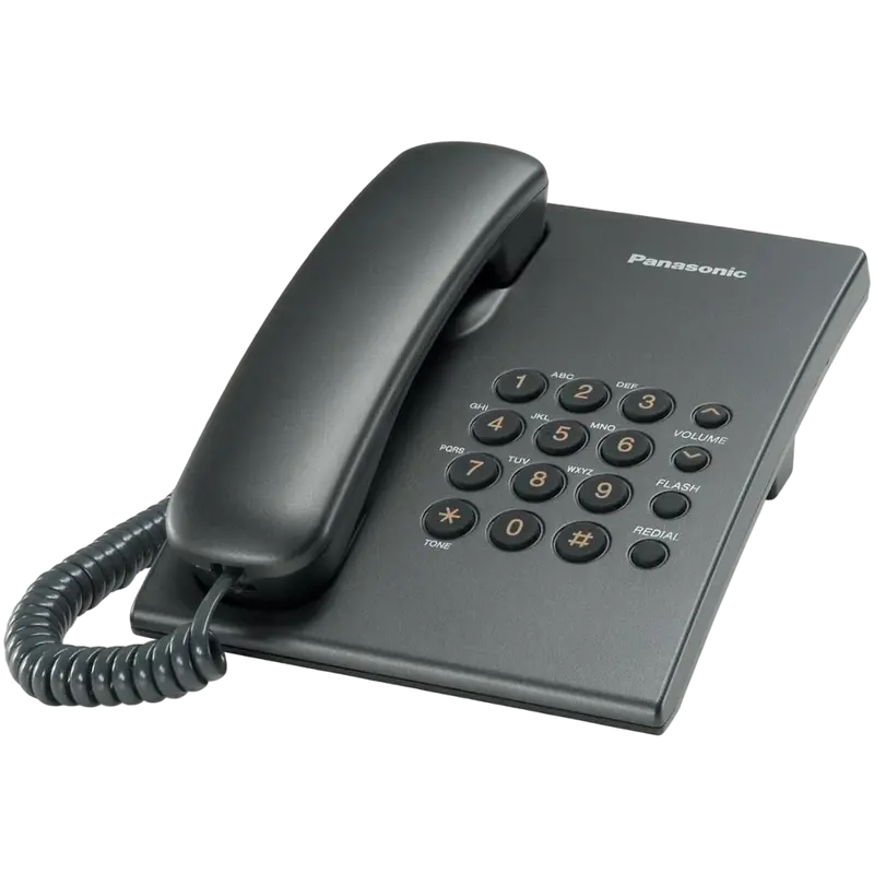 Telefon cu fir Panasonic KX-TS2350, Gri - photo