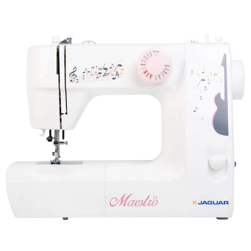 Швейная машина JAGUAR Maestro 21, Белый Розовый - photo