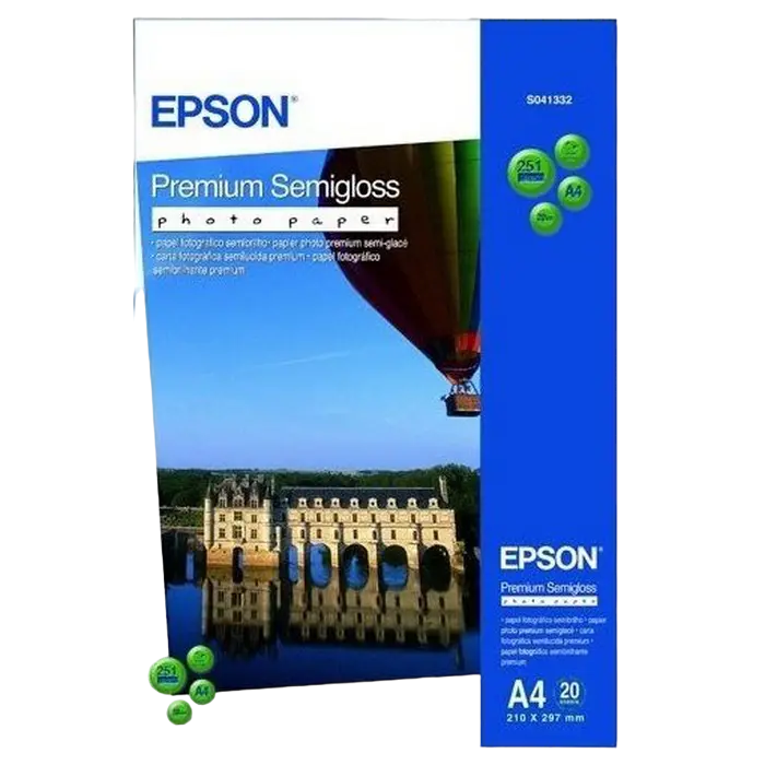Hârtie fotografică Epson Premium Semi-Gloss, A4 - photo