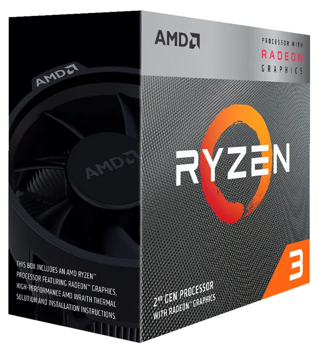 Procesor AMD Ryzen 3 3200G, Radeon Vega 8, Wraith Stealth | Box - photo