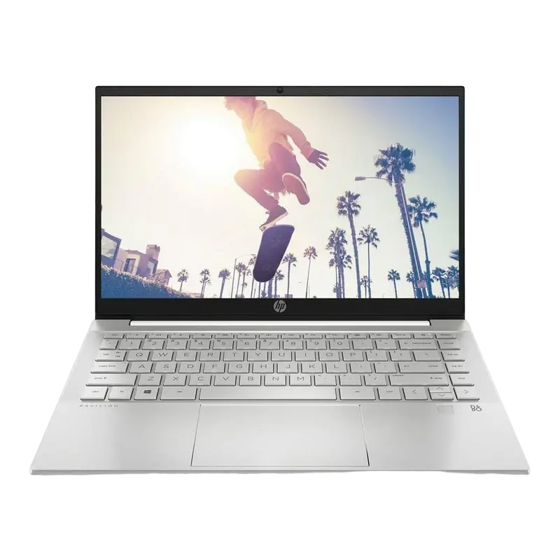 Laptop 14" HP Pavilion 14-ec0039ur, Ceramic White, AMD Ryzen 5 5500U, 8GB/512GB, FreeDOS - photo