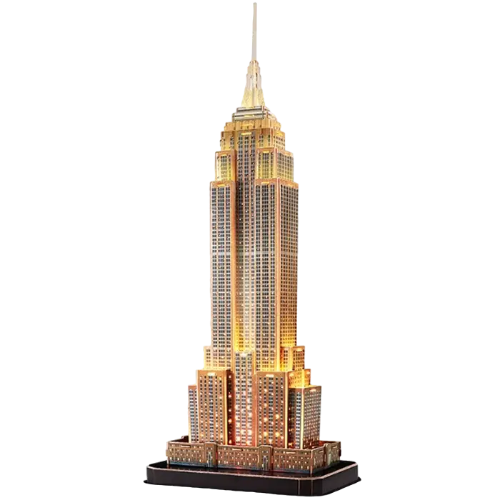 Пазл 3D CubicFun "Empire State Building” с LED подсветкой, 8+ - photo