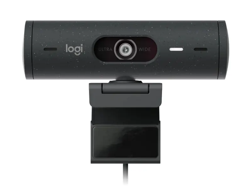 Cameră Web Logitech BRIO 500, Full-HD 1080P, Gri - photo
