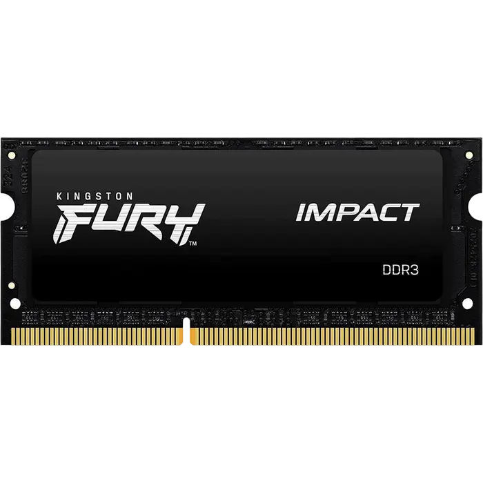 Оперативная память Kingston FURY Impact, DDR3 SDRAM, 1600 МГц, 8Гб, KF316LS9IB/8 - photo