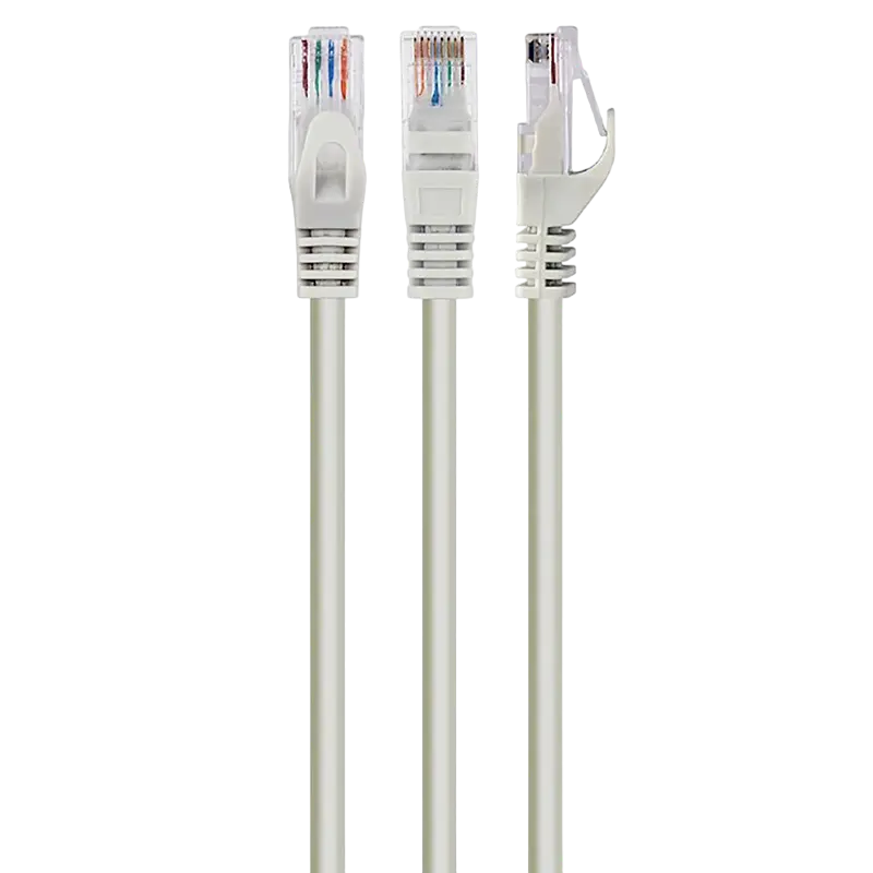 Патч-корд Cablexpert PP6U-5M, Cat6 UTP, 5м, Серый - photo