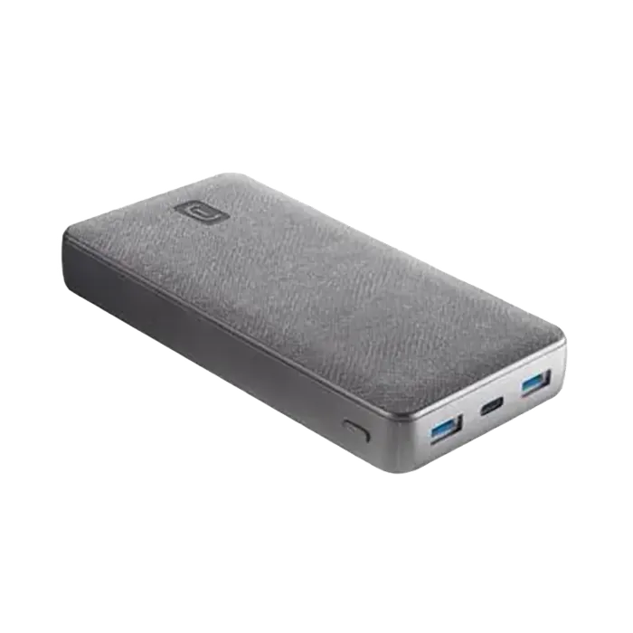 Портативное зарядное устройство Cellularline Shade Laptop, 20000мА·ч, Серый - photo