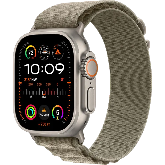 Умные часы Apple Watch Series 9, 49мм, Titanium | Olive - photo