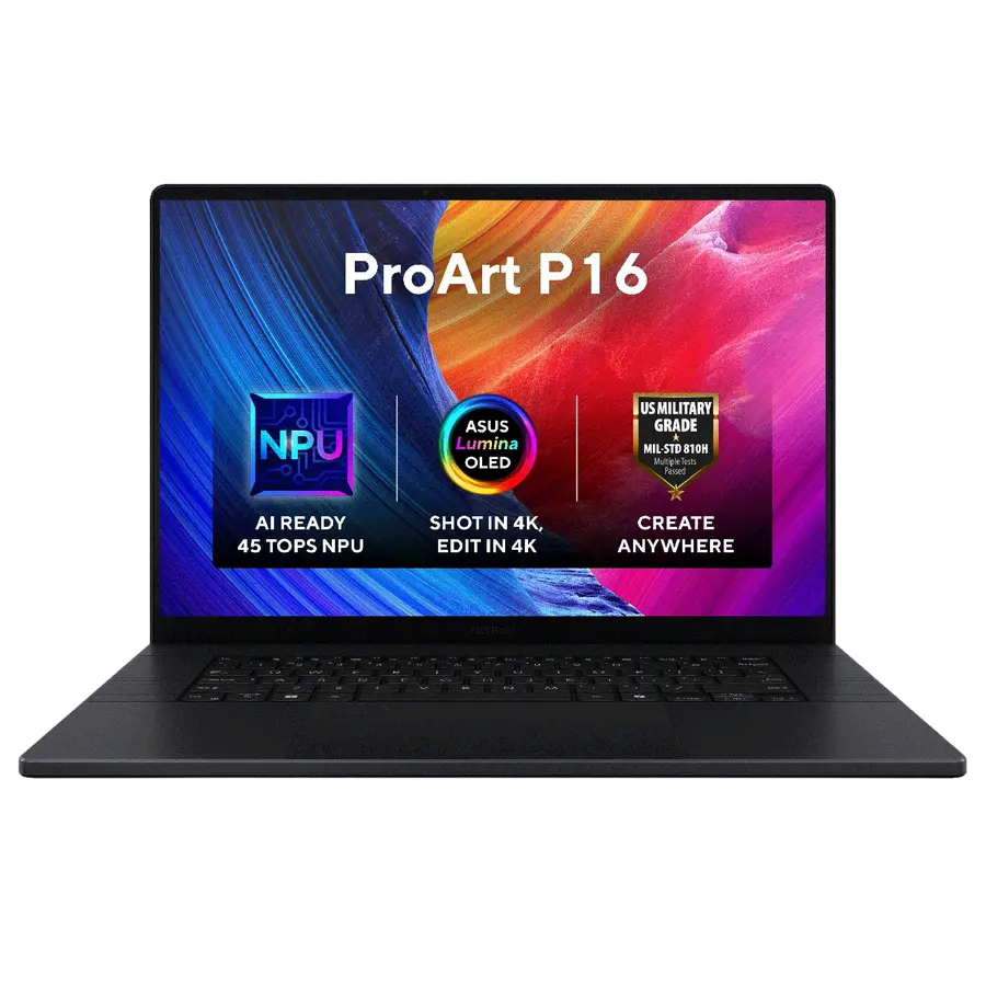 Laptop 16" ASUS ProArt 16 OLED H7606WI, Nano Black, AMD Ryzen AI 9 HX 370, 64GB/2048GB, Windows 11 Pro - photo