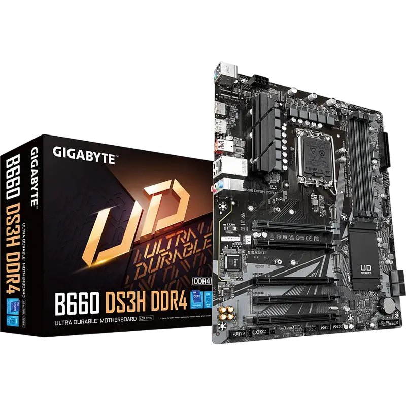 Материнская плата Gigabyte B660 DS3H DDR4, LGA1700, Intel B660, ATX - photo