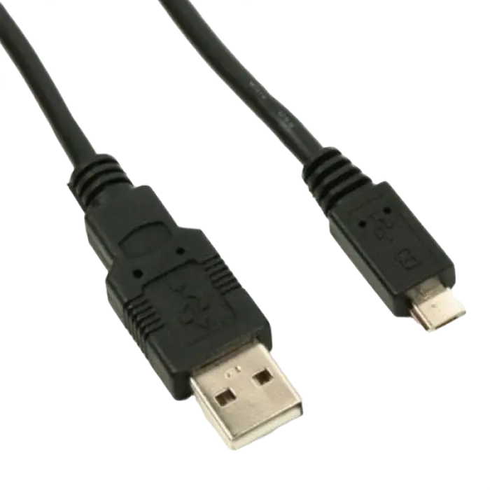 Кабель для зарядки и синхронизации APC Electronic US1017, USB Type-A/micro-USB, 0,5м, Чёрный - photo