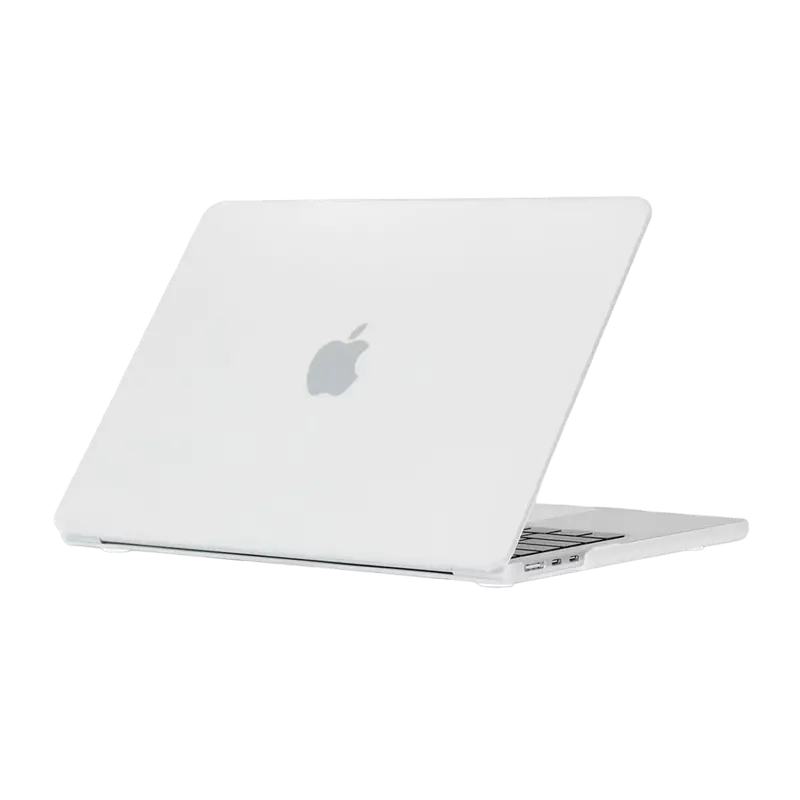 Husă pentru laptop Tech Protect Smartshell Macbook Air 13 (2022), 13.6", Policarbonat, Matte Clear - photo