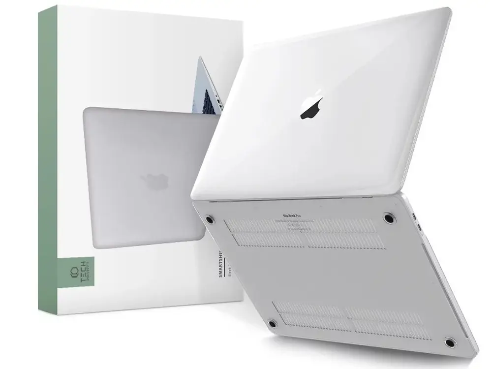 Husă pentru laptop Tech Protect Smartshell Macbook Pro 14 (2021-2023), 14.2", Policarbonat, Crystal Clear - photo