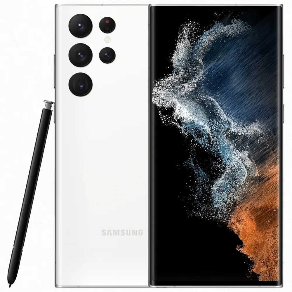 Smartphone Samsung Galaxy S22 Ultra, 8GB/128GB, Phantom White - photo