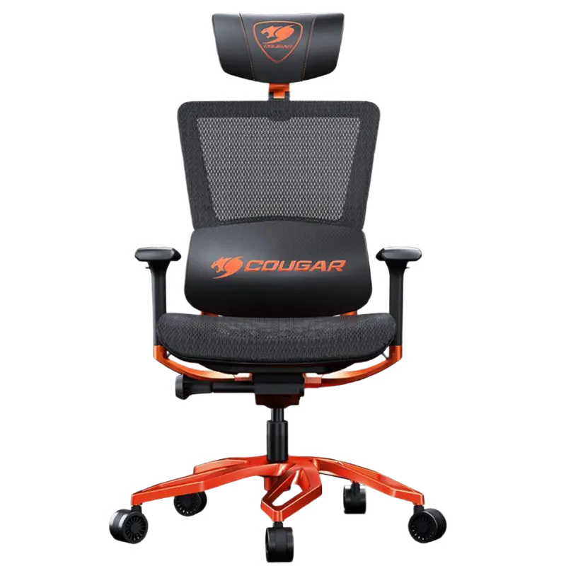 Игровое кресло Cougar Argo, Ткань, Чёрный/Оранжевый - photo