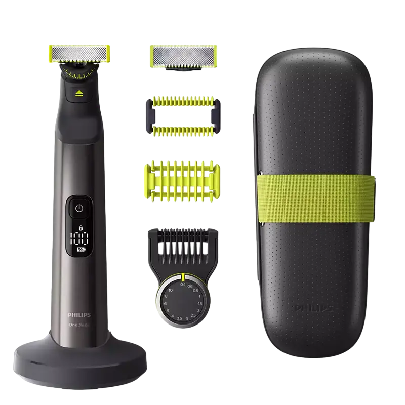 Trimmer pentru bărbați Philips OneBlade Pro 360 QP6651/61, Crom - photo