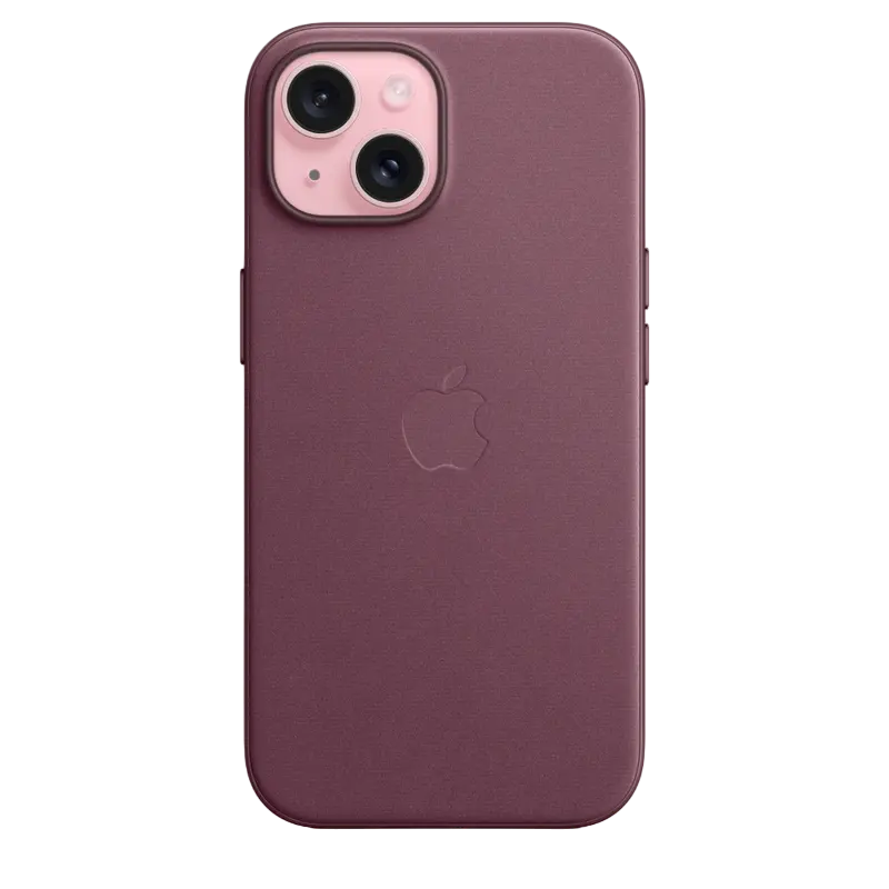 Husă Apple iPhone 15 FineWoven Case with MagSafe, Mulberry - photo