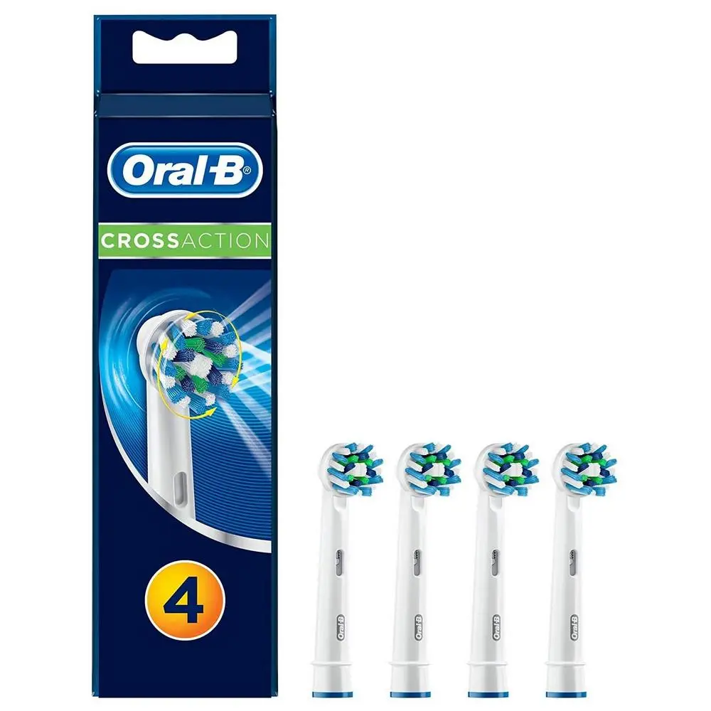 Насадка для электрической зубной щетки BRAUN Crossaction 3+1, Белый - photo