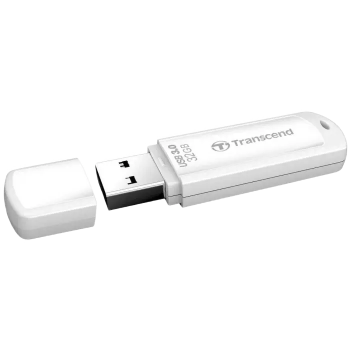 Memorie USB Transcend JetFlash 730, 32GB, Alb - photo