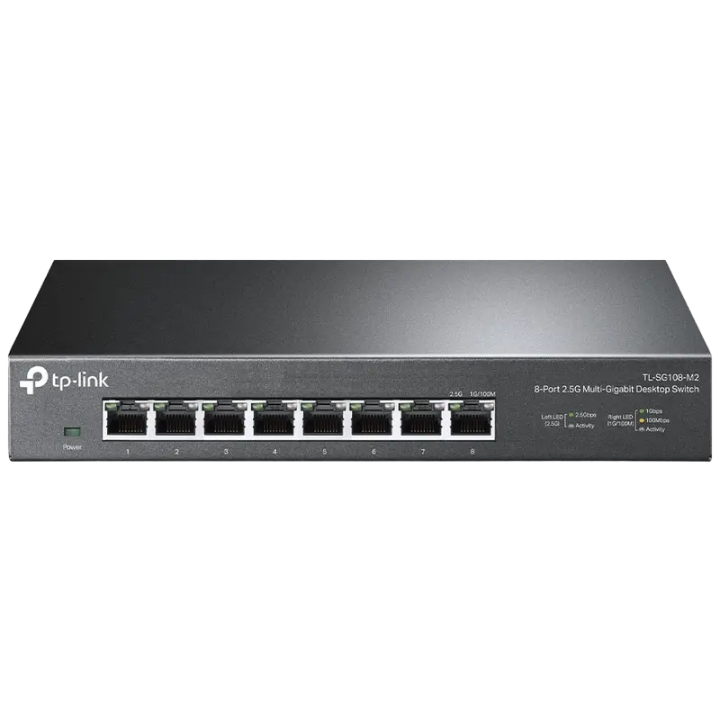 Switch de rețea TP-LINK TL-SG108-M2, 8x 100/1000/2500 Mbps - photo