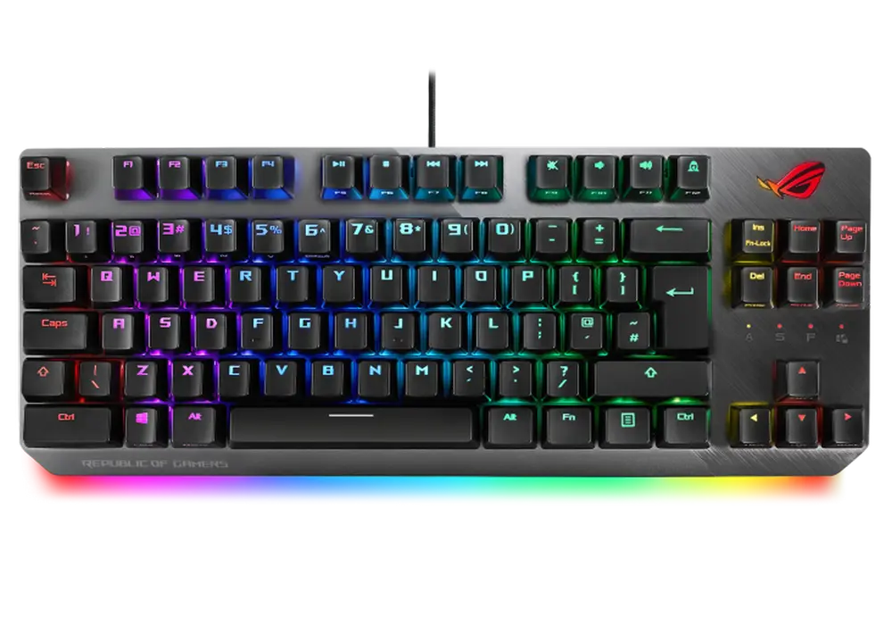 Tastatură ASUS ROG Strix Scope TKL, Cu fir, Negru - photo