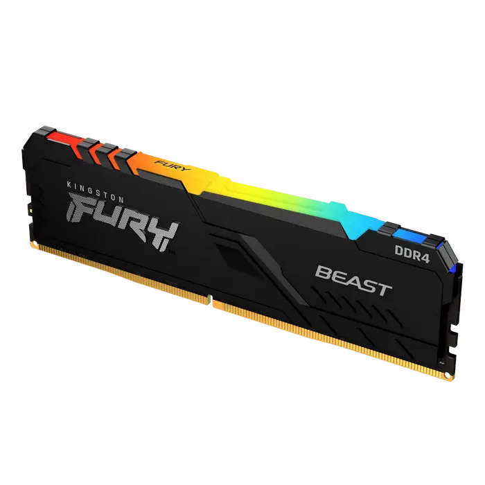 Memorie RAM Kingston HyperX FURY RGB, DDR4 SDRAM, 3733 MHz, 8GB, HX437C19FB3A/8 - photo