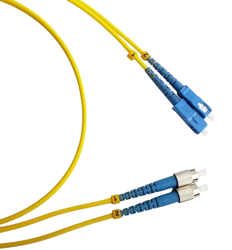 Patch cord - FC-SC 5M, 5m, Galben - photo