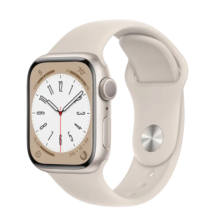 Ceas inteligent Apple Watch Series 8 GPS, 41mm, Starlight - photo