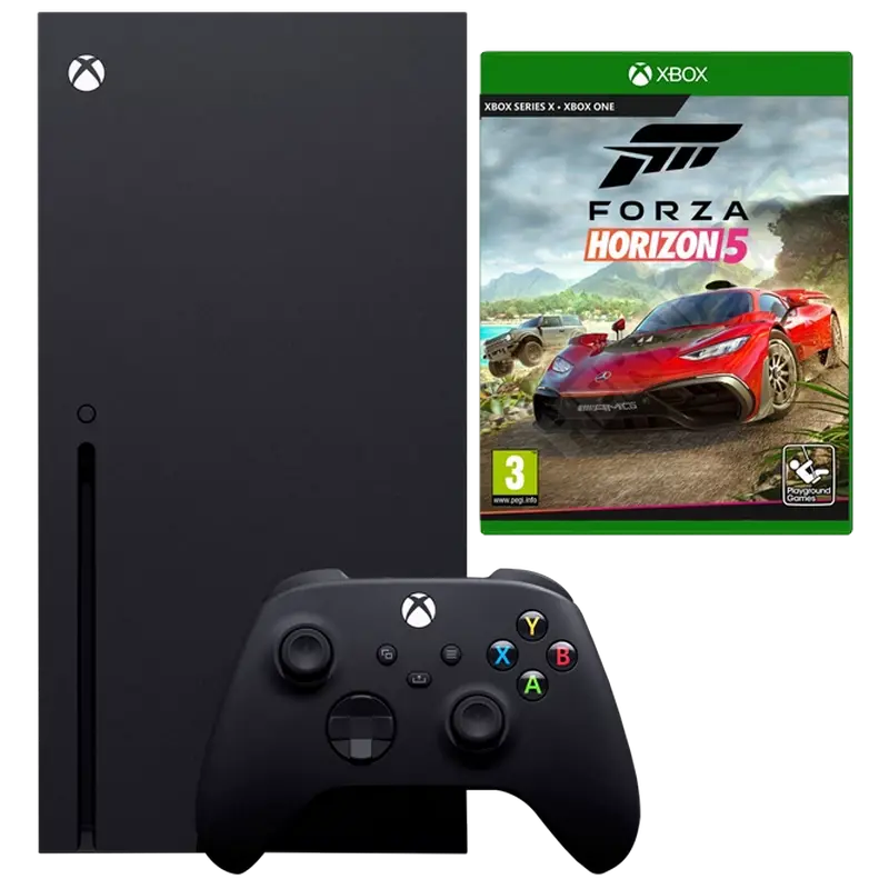Microsoft Xbox Series X Black + Forza Horizon 5 - photo