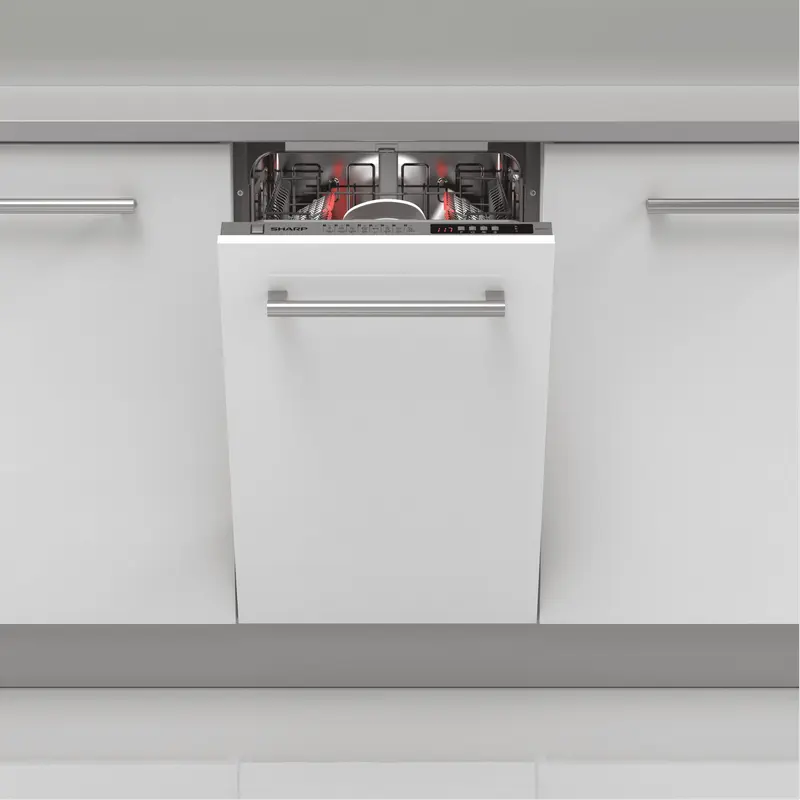 Посудомоечная машина Sharp QWNS1GI47EXEU, Белый - photo