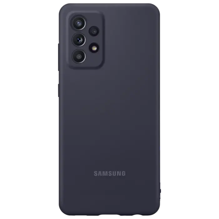 Husă Samsung Silicone Cover Galaxy A52, Negru - photo