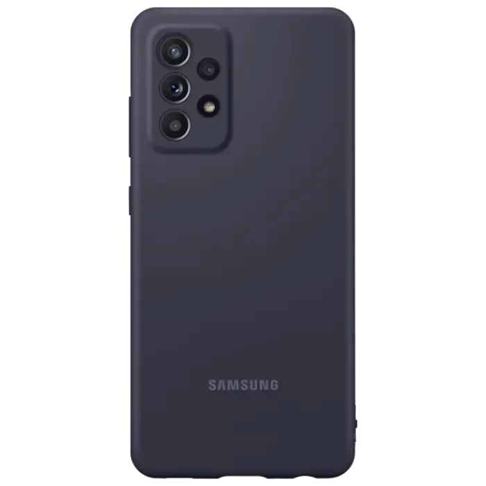 Чехол Samsung Silicone Cover Galaxy A52, Чёрный - photo