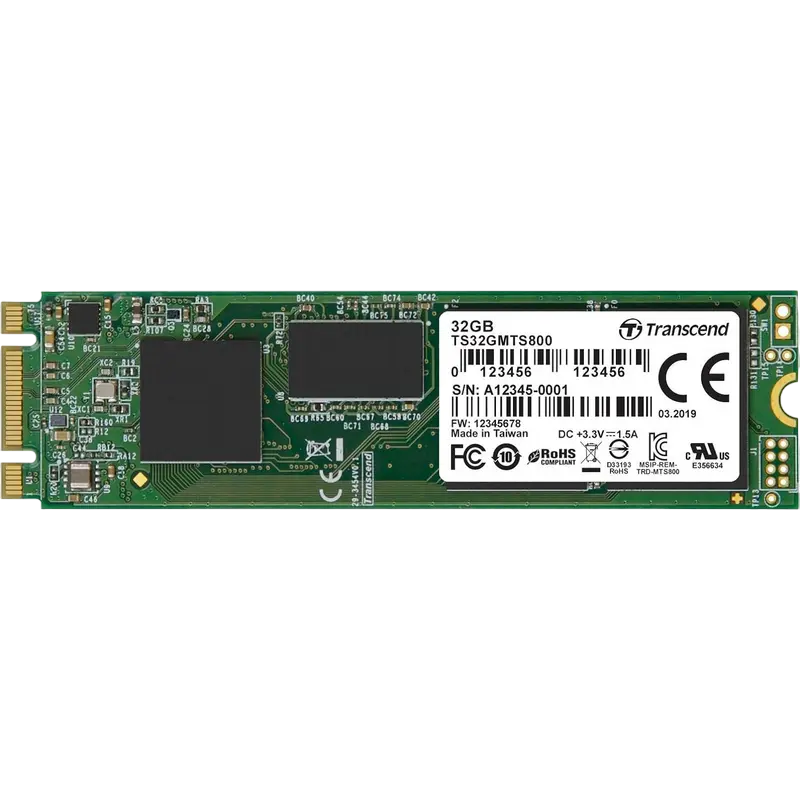 Накопитель SSD Transcend 800S, 32Гб, TS32GMTS800S - photo