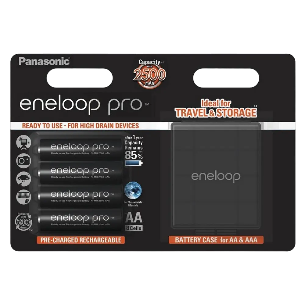 Acumulatori Panasonic Eneloop Pro, AA, 2500mAh, 4buc. - photo