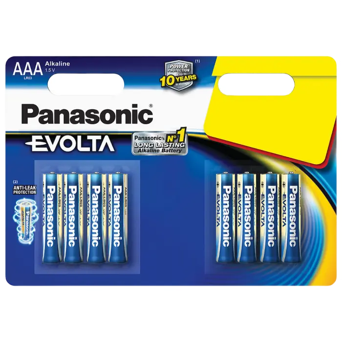 Baterii Panasonic LR03EGE, AAA, 8buc. - photo