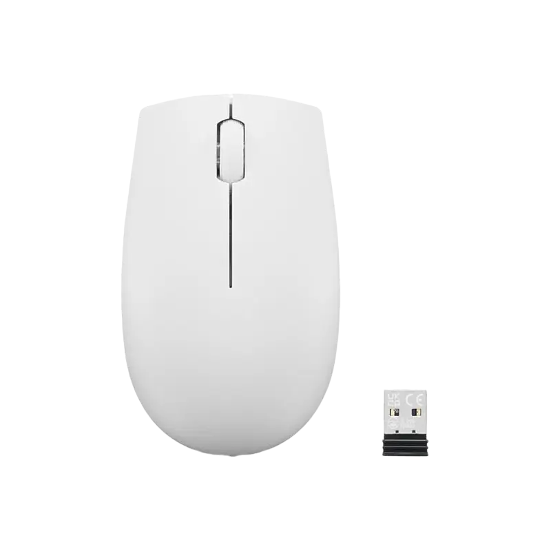 Беcпроводная мышь Lenovo 300 Compact, Белый - photo