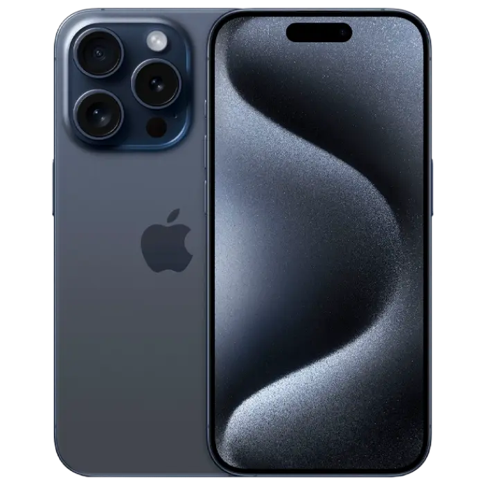 Смартфон Apple iPhone 15 Pro, 8Гб/256Гб, Blue Titanium - photo