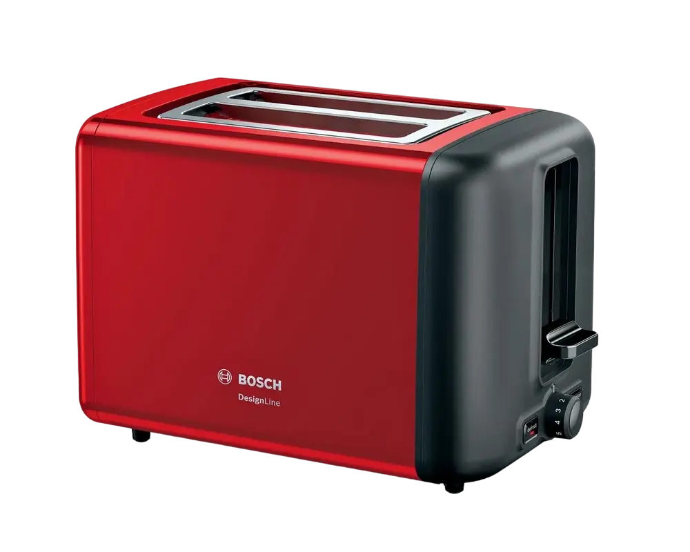 Toaster Bosch DesignLine TAT3P424, Roșu - photo