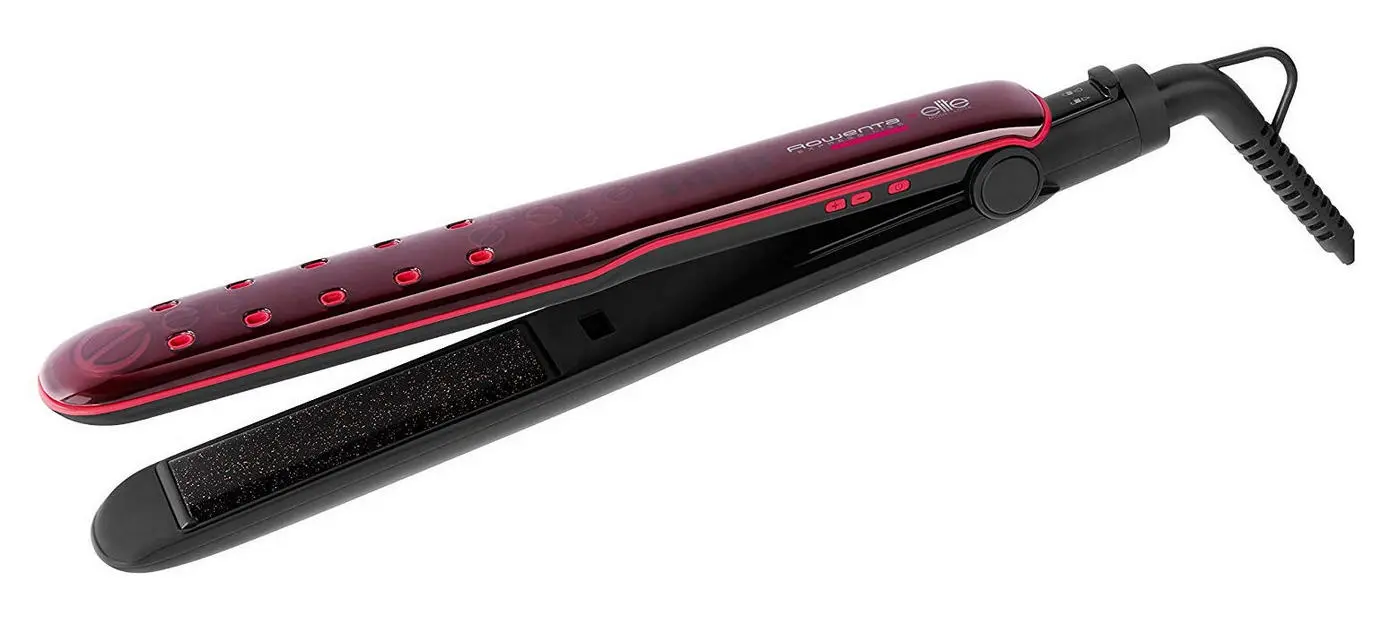 Выпрямитель для волос Rowenta Express liss SF4012F0, Чёрный | Розовый - photo