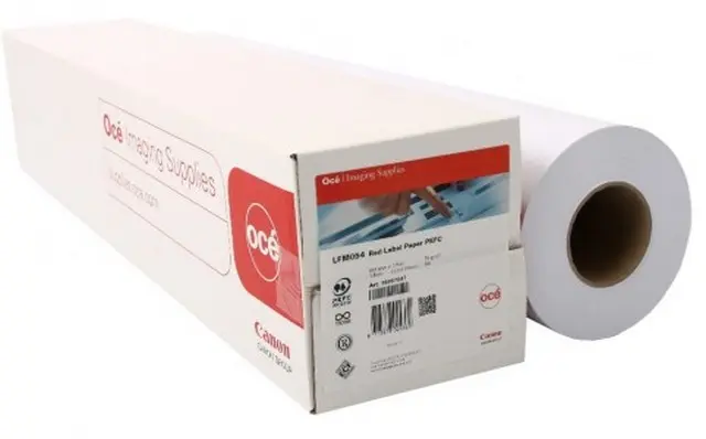 LFM054 Oce Red Label Paper 75 g, 841 mm, 200 m, Roll  - photo