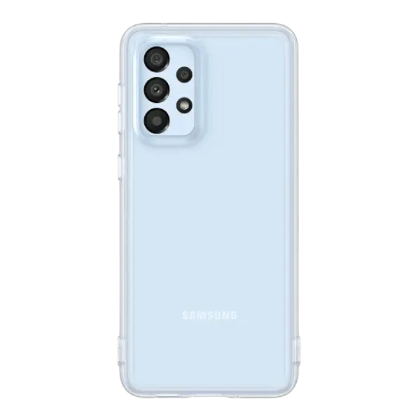 Чехол Samsung Soft Clear Cover for Galaxy A33, Прозрачный - photo