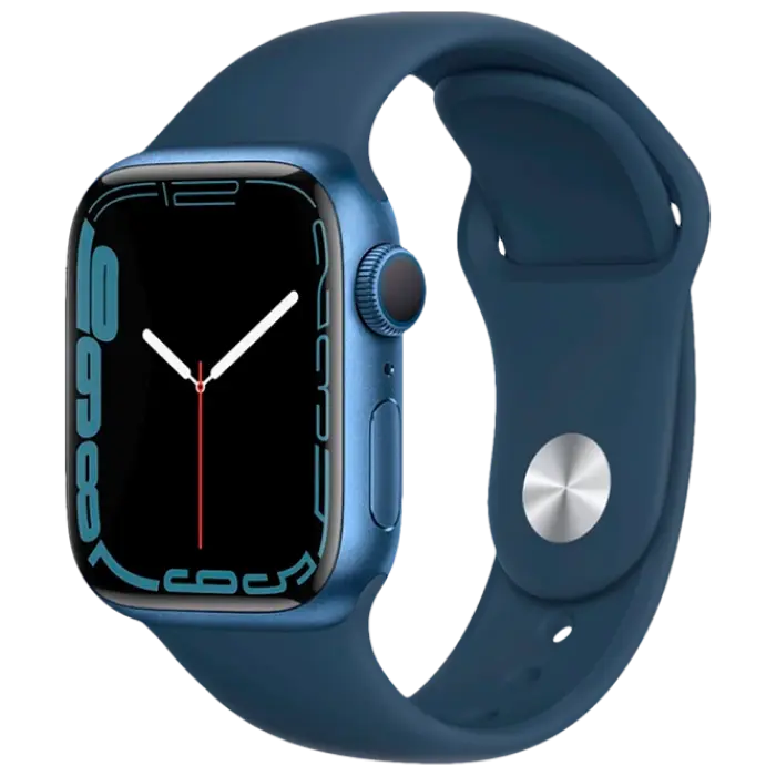 Ceas inteligent Apple Watch Series 7 GPS, 45mm, Abyss Blue - photo