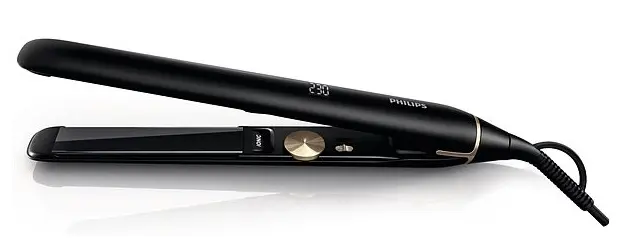 Placă de îndreptat părul Philips Prestige Pro HPS930/00, Negru - photo